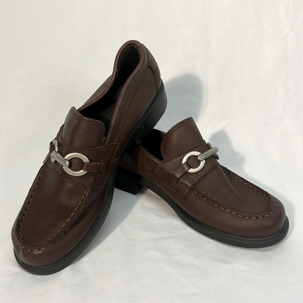 Frye Brown Leather Loafer Size 7.5 Leather